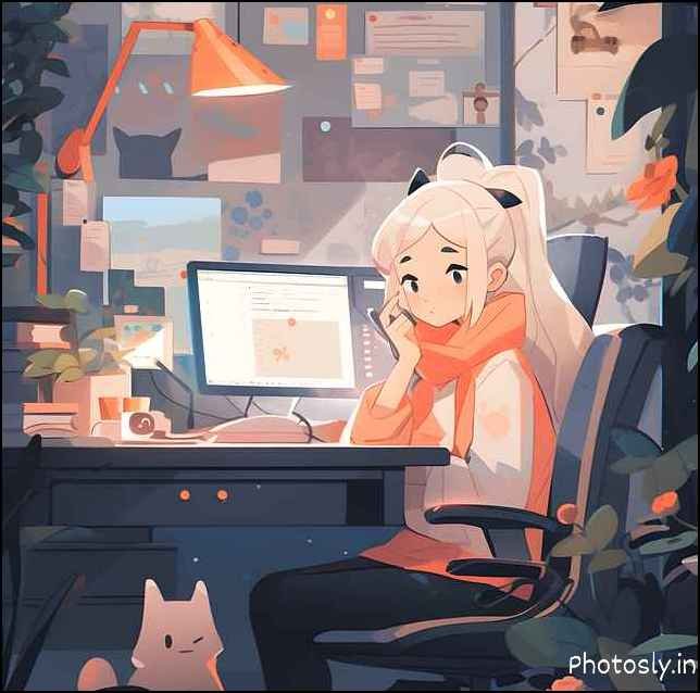 instagram cartoon dp for girls