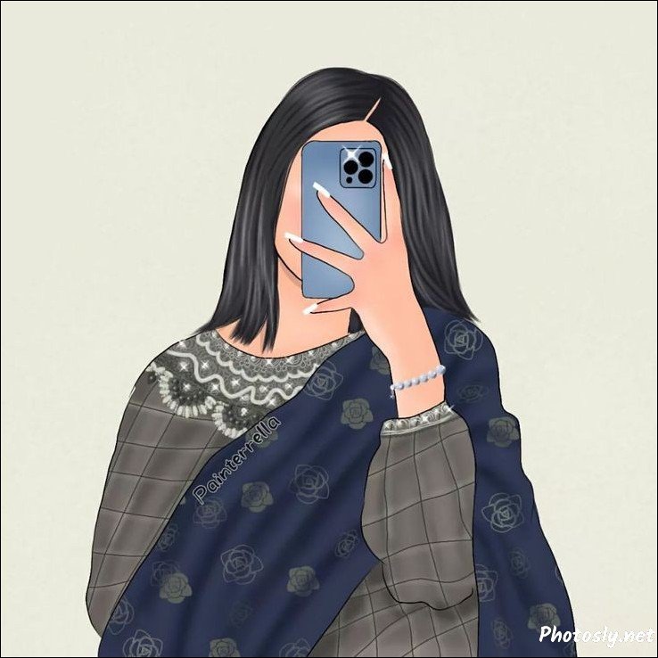 instagram-cartoon-dp Stylish & Cute Instagram Cartoon DP For Girl