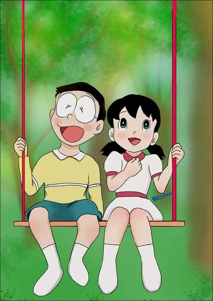 nobita-and-shizuka-photo
