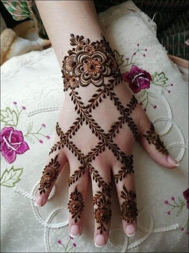stylish-back-hand-mehndi-design